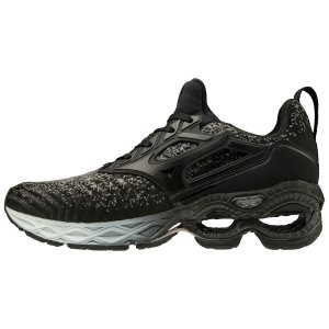 Dámské Běžecké Boty Mizuno Wave Creation Waveknit Černé